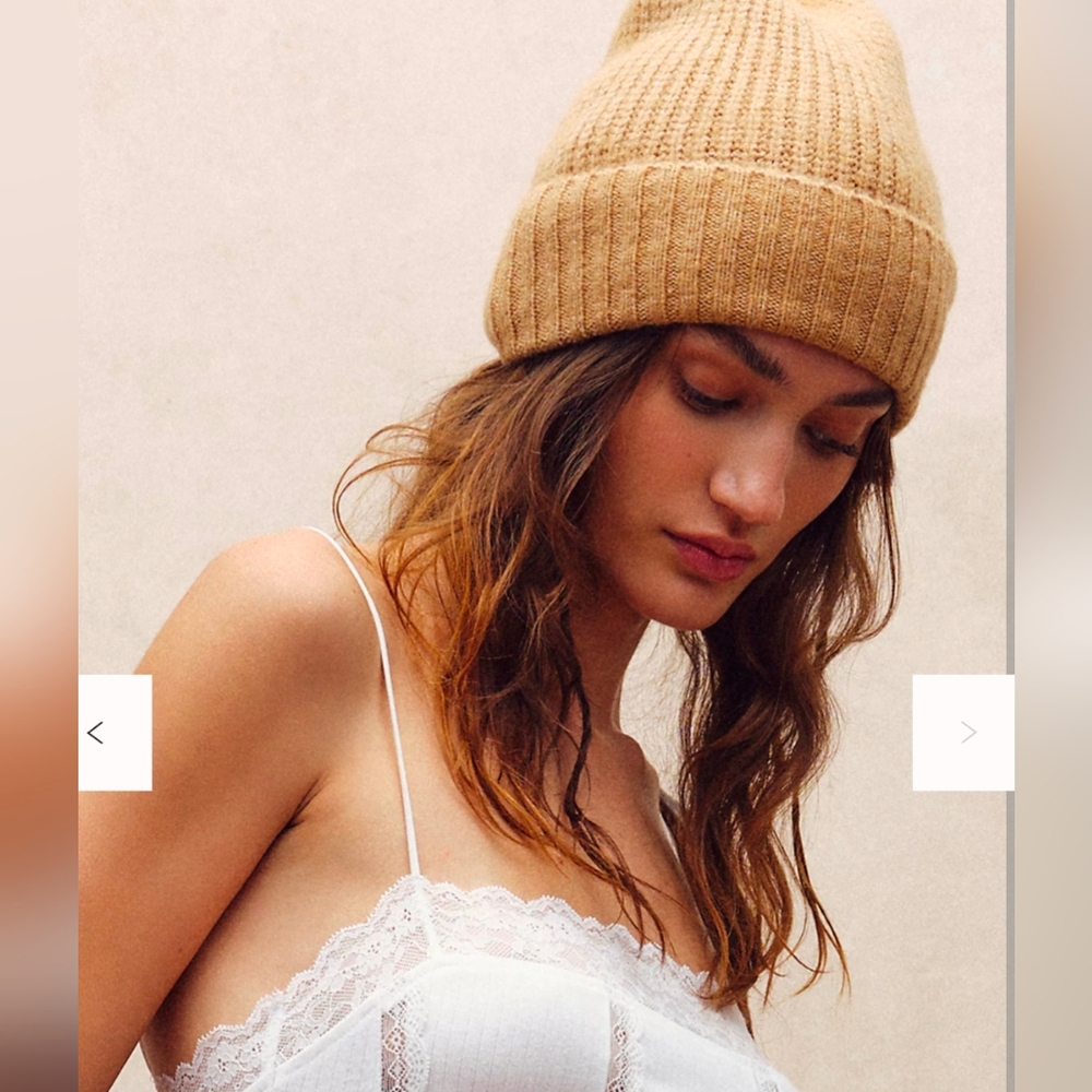 Free People Winnie Waffle Cuff Beanie - SOLD OUT ONLINE